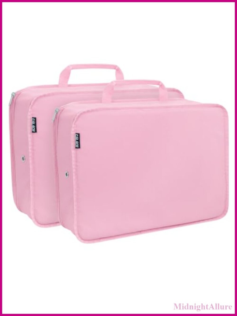 2 Pack XL Compression Packing Cubes Ripstop Nylon Travel Organizer Set